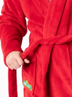 Kamerjassen En Badjassen|Vanilla Underground Sesame Street Elmo Hooded Bath Robe