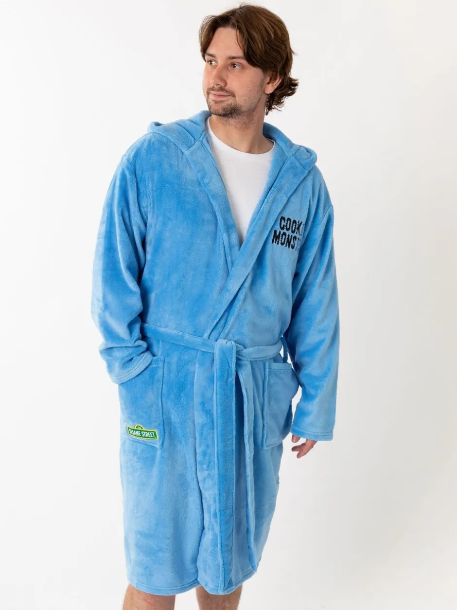 Kamerjassen En Badjassen|Vanilla Underground Sesame Street Cookie Monster Hooded Bath Robe