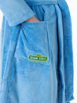 Kamerjassen En Badjassen|Vanilla Underground Sesame Street Cookie Monster Hooded Bath Robe