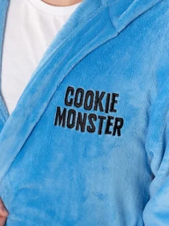 Kamerjassen En Badjassen|Vanilla Underground Sesame Street Cookie Monster Hooded Bath Robe