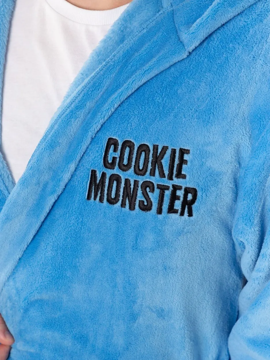 Kamerjassen En Badjassen|Vanilla Underground Sesame Street Cookie Monster Hooded Bath Robe