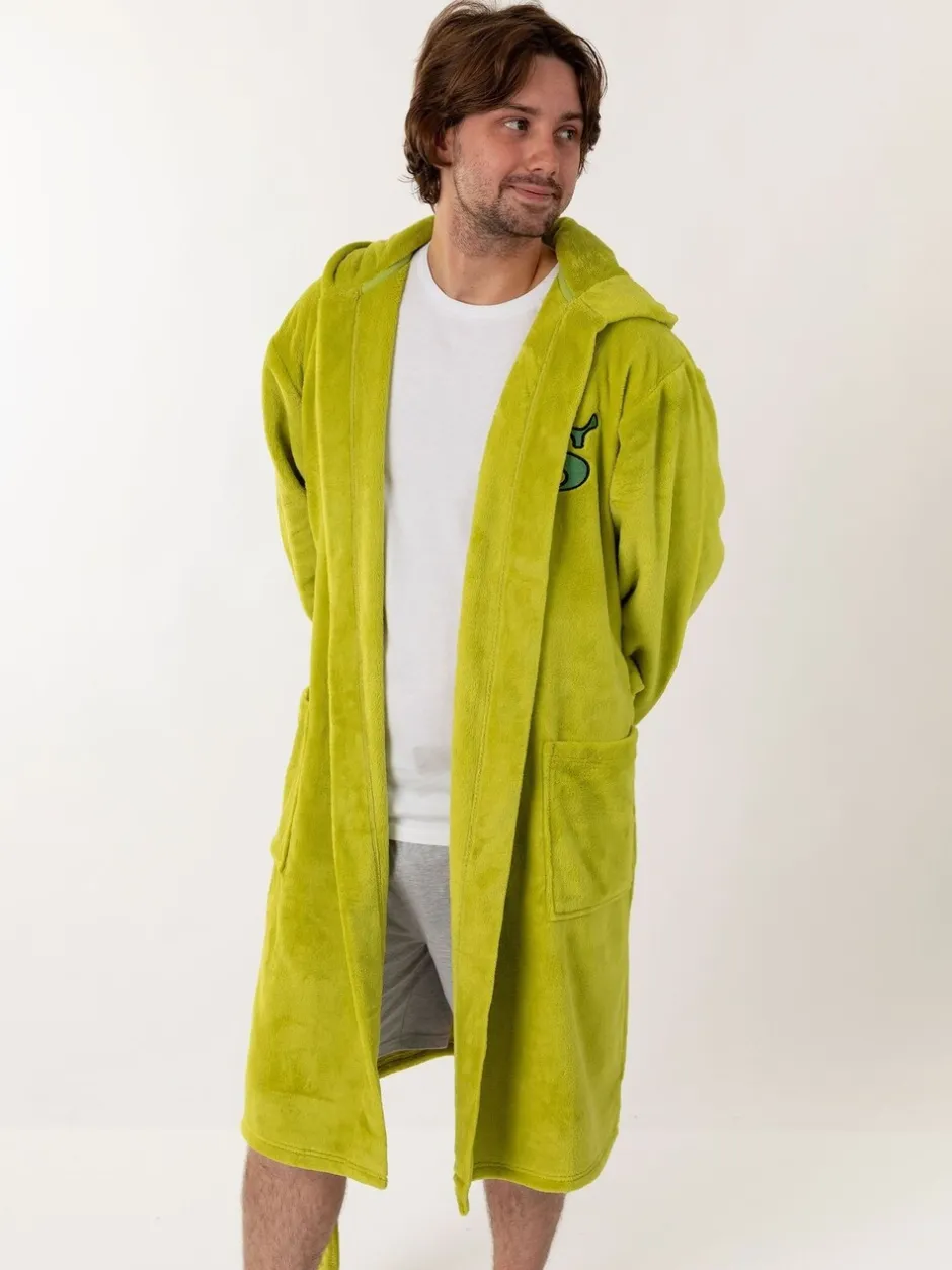 Kamerjassen En Badjassen|Vanilla Underground Shrek Hooded Bath Robe