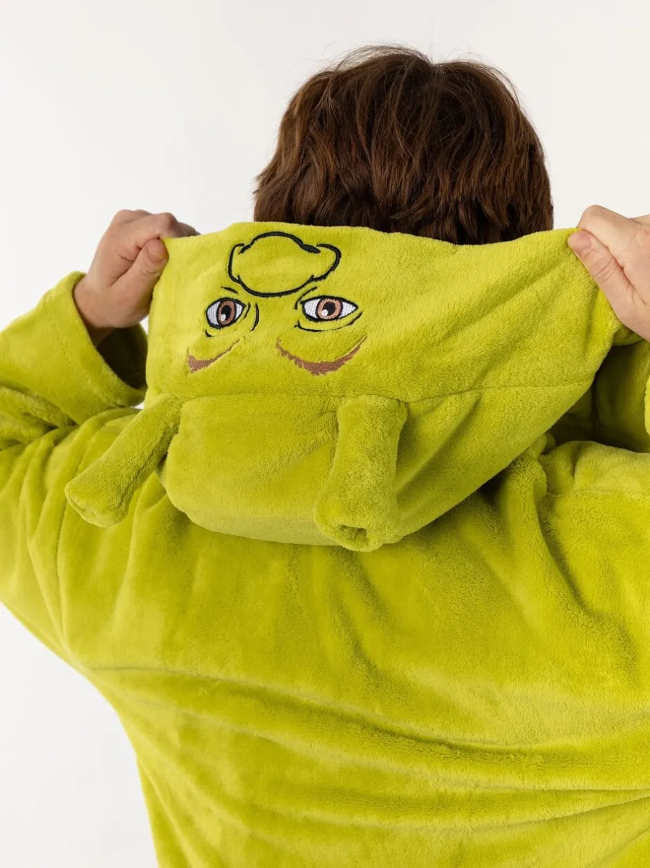 Kamerjassen En Badjassen|Vanilla Underground Shrek Hooded Bath Robe