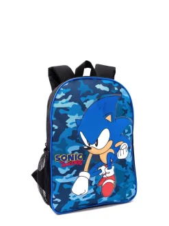 Tassen*Vanilla Underground Sonic the Hedgehog Boys Sonic Placement 4-delige back to schoolset met camouflageprint