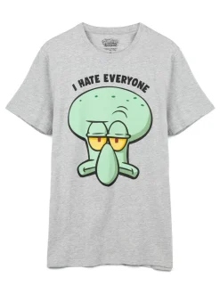 Loungewear|Pyjama's|Vanilla Underground SpongeBob SquarePants pyjama met korte mouwen en lange pijpen voor heren met licentie
