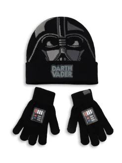 Mutsen, Handschoenen En Sjaals*Vanilla Underground Star Wars Boys Black Beanie and Gloves Set