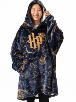 Alle Nacht- En Loungekleding*Vanilla Underground Womens Harry Potter Blanket Hoodie