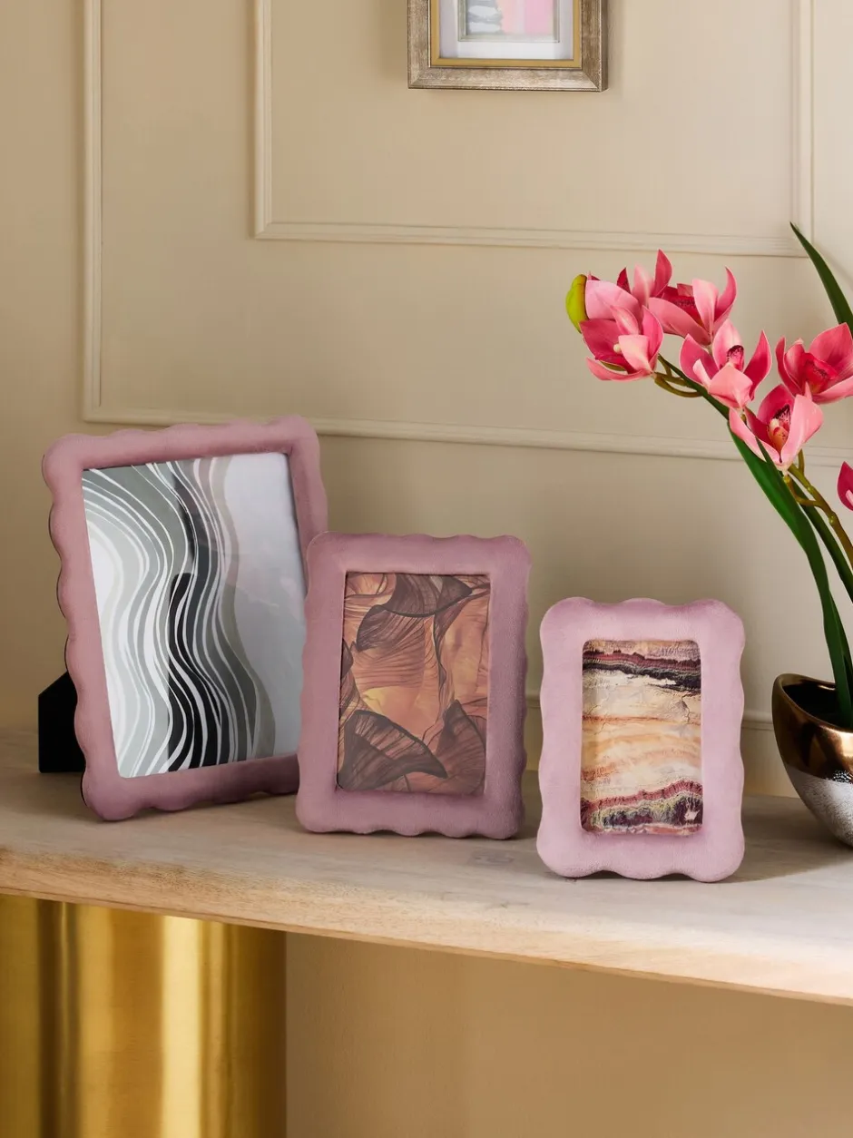 Fotolijsten|Next Velvet Wiggle Photo Frame Roze