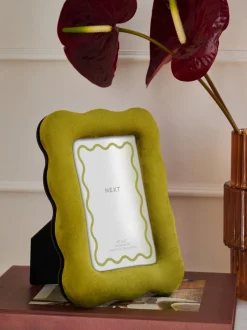 Fotolijsten*Next Velvet Wiggle Photo Frame Groen
