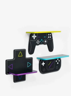 Opslag En Organisatie|Thuiskantoor*Next Verpakking met 3 Gamer boekenplanken voor kinderen