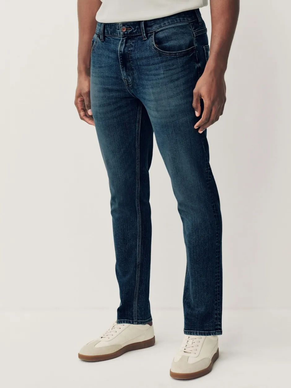 Jeans|Next Vintage blauw - Slim Fit - Authentieke stretch denim jeans