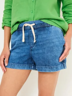 Shorts|Fat Face - FatFace Drawstring Short Vintage donkerblauw