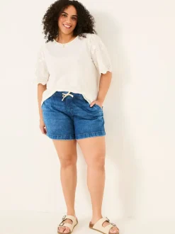 Shorts|Fat Face - FatFace Drawstring Short Vintage donkerblauw