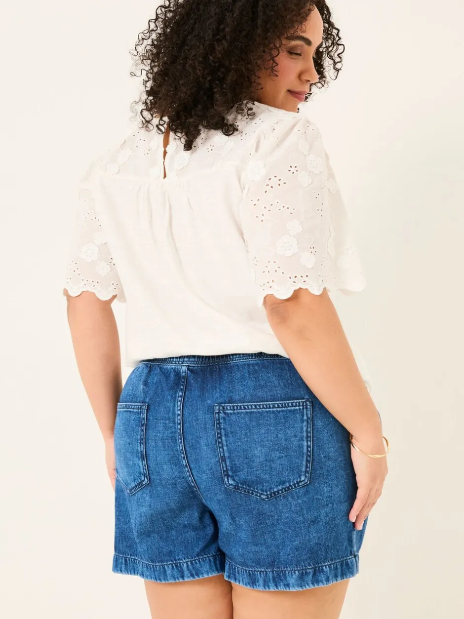 Shorts|Fat Face - FatFace Drawstring Short Vintage donkerblauw