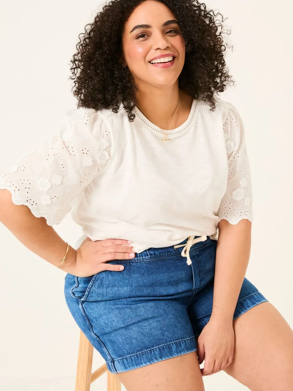 Shorts|Fat Face - FatFace Drawstring Short Vintage donkerblauw