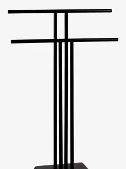 Badkameraccessoires*Next Vrijstaand handdoekrek met twee stangen Zwart