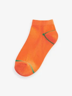 Sokken|Next Vrolijke regenboogkleuren - Verpakking van 7 paar sneakersokken met hoog aandeel katoen