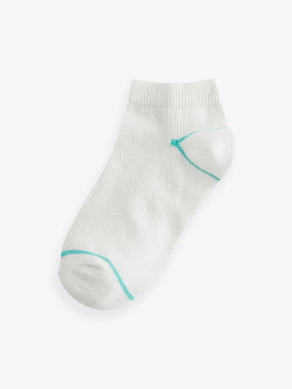 Sokken|Next Vrolijke regenboogkleuren - Verpakking van 7 paar sneakersokken met hoog aandeel katoen