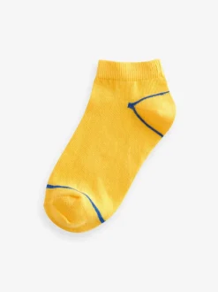 Sokken|Next Vrolijke regenboogkleuren - Verpakking van 7 paar sneakersokken met hoog aandeel katoen
