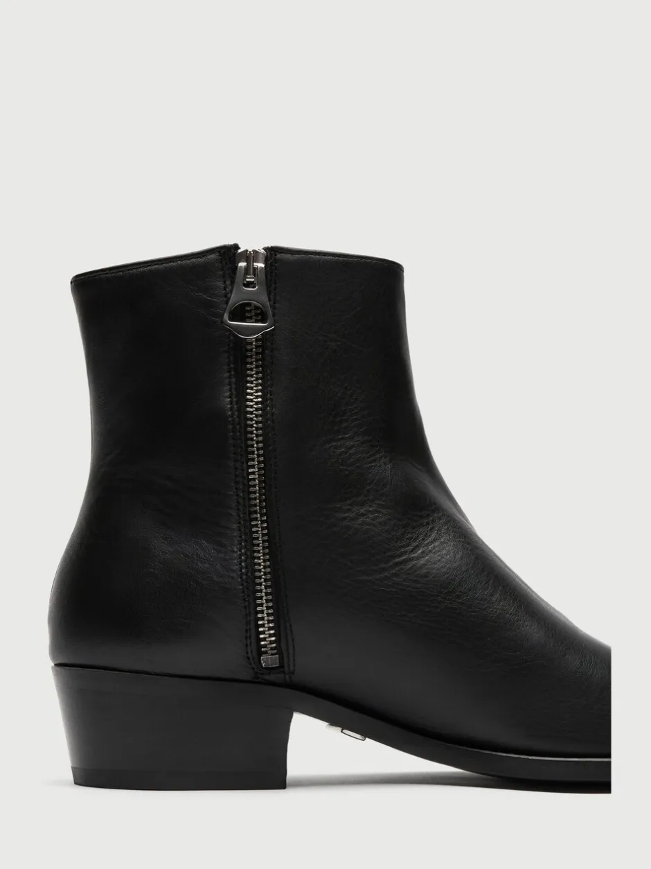 Boots|Walk London Leather Hoxton Zip Boots