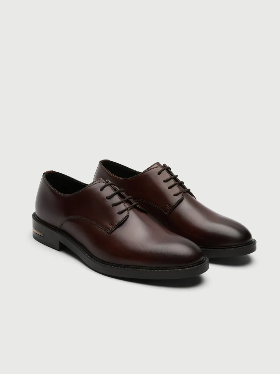 Formele Schoenen|Walk London Leather Oliver Derby Shoes