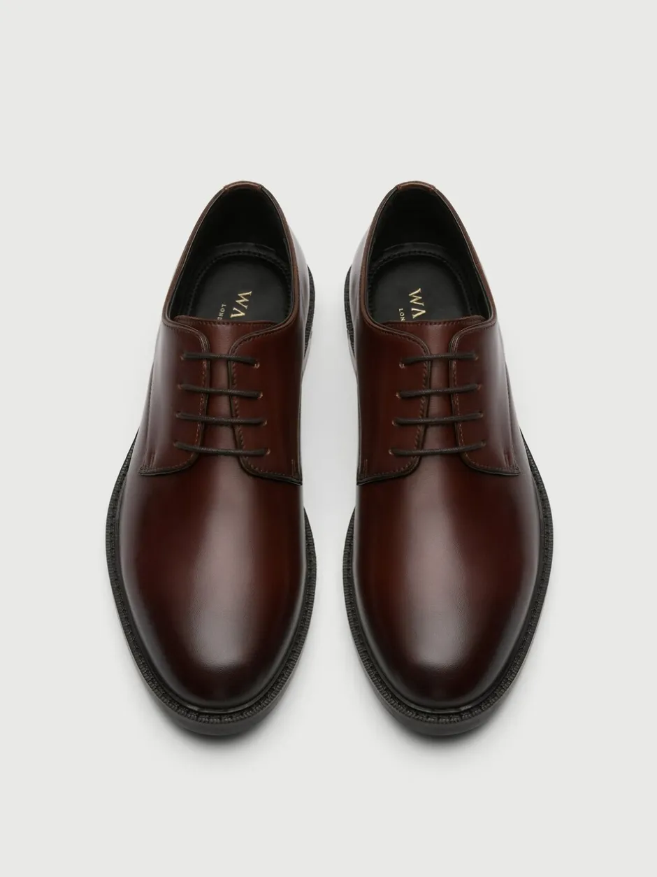 Formele Schoenen|Walk London Leather Oliver Derby Shoes