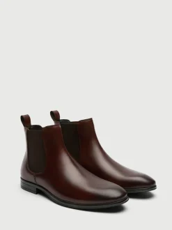 Formele Schoenen|Walk London Leather Oscar Chelsea Boots