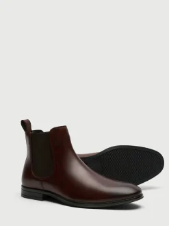 Formele Schoenen|Walk London Leather Oscar Chelsea Boots