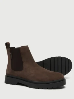 Formele Schoenen*Walk London Suede Callum Chelsea Boots
