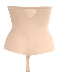 Shapewear*Miraclesuit - doorschijnende string met hoge taille en stevige buikcorrectie Warm beige