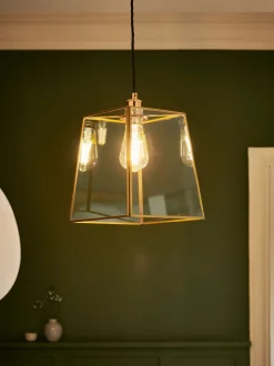 Lampenkappen|Verlichting|Next Warwick verstelbare hanglampenkap Koperkleurig