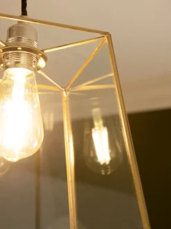 Lampenkappen|Verlichting|Next Warwick verstelbare hanglampenkap Koperkleurig