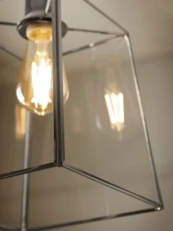 Lampenkappen|Verlichting*Next Warwick verstelbare hanglampenkap Chroom