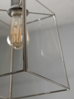 Lampenkappen|Verlichting*Next Warwick verstelbare hanglampenkap Chroom