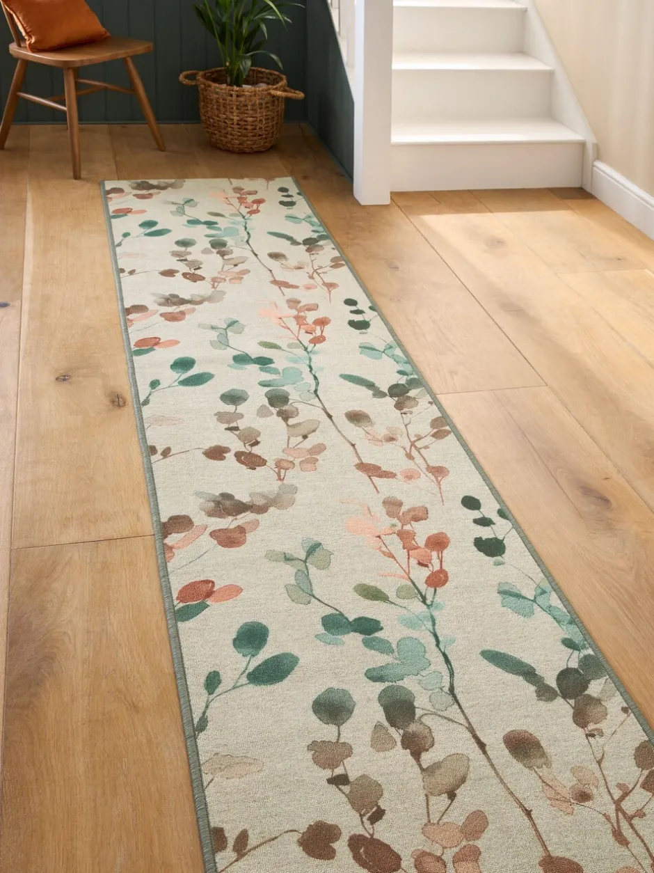 Vloerkleden En Lopers|Vloerkleden En Lopers|Next Wasbare herfstige loper met bloemenprint