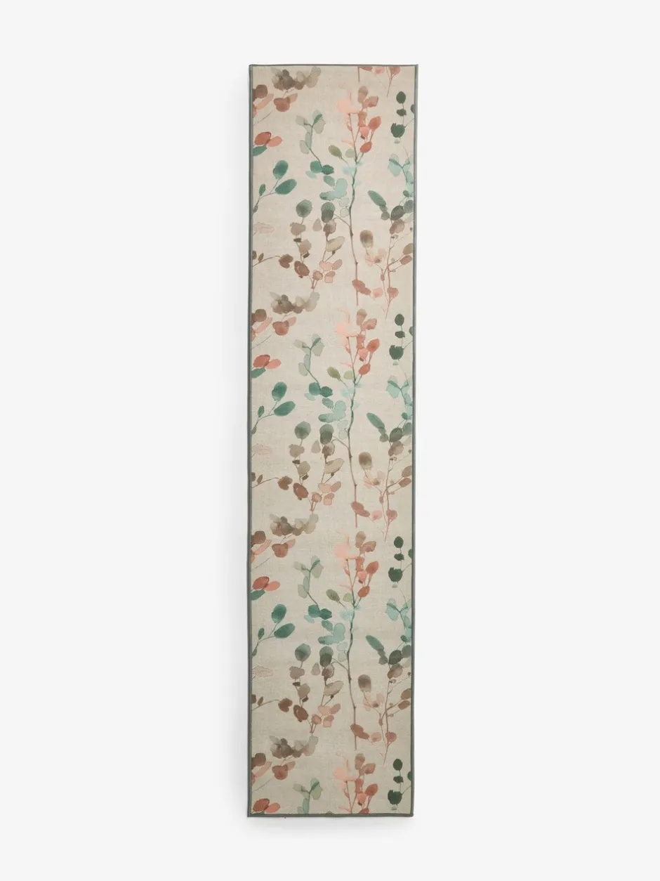Vloerkleden En Lopers|Vloerkleden En Lopers|Next Wasbare herfstige loper met bloemenprint