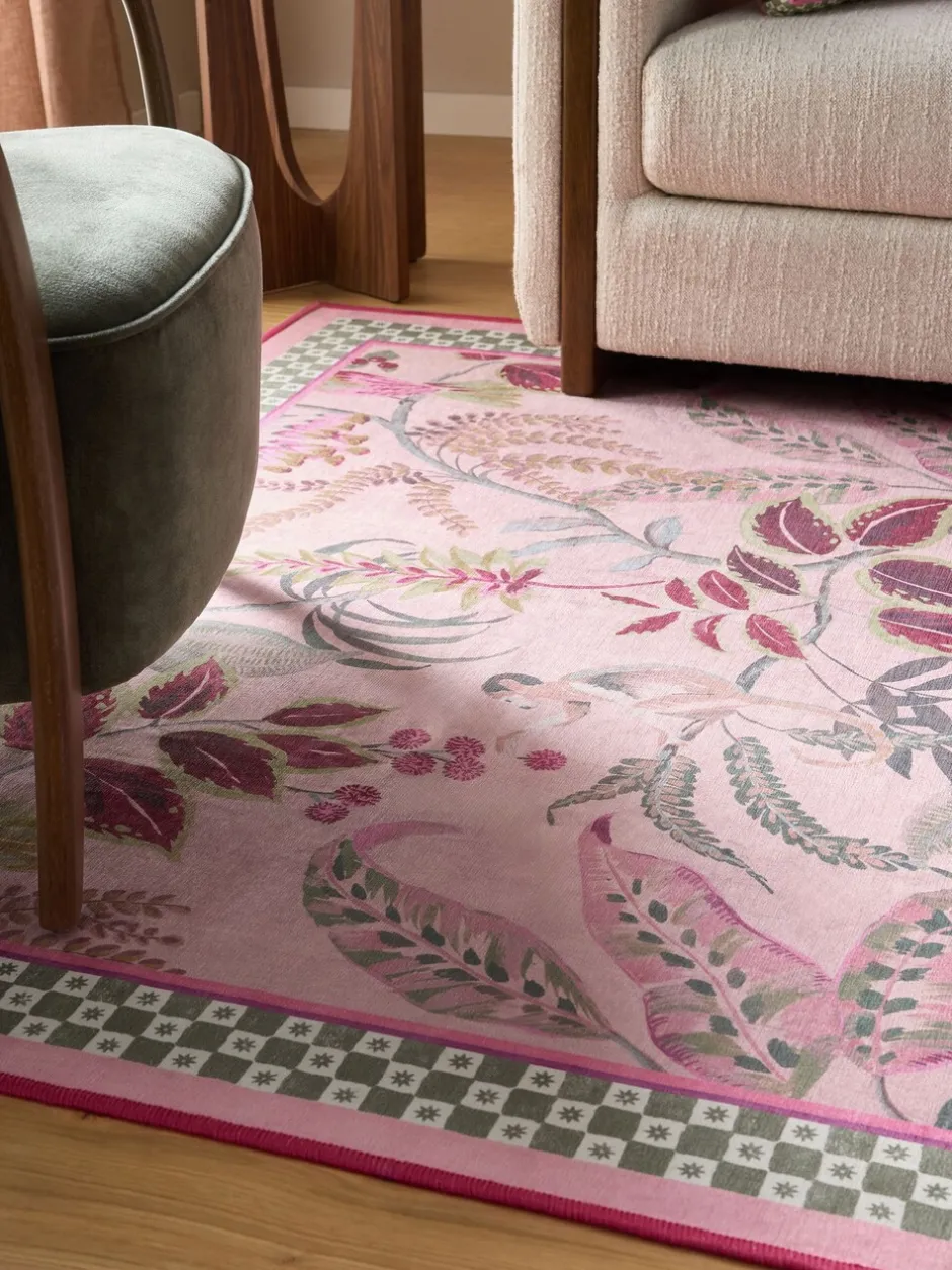 Vloerkleden En Lopers|Vloerkleden En Lopers|Next Wasbare loper met exotische aap en bloemen