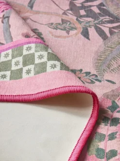 Vloerkleden En Lopers|Vloerkleden En Lopers|Next Wasbare loper met exotische aap en bloemen