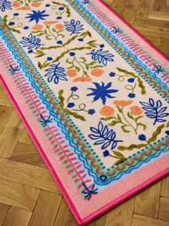 Vloerkleden En Lopers|Vloerkleden En Lopers|Next Wasbare loper met heldere bloemenprint