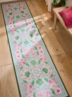 Vloerkleden En Lopers|Vloerkleden En Lopers*Next Washable Bettie Floral Print Runner