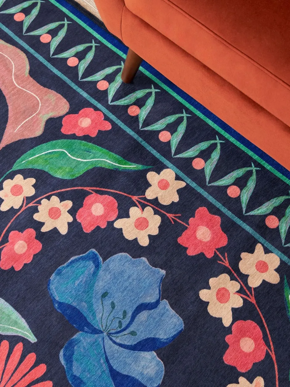 Vloerkleden En Lopers|Vloerkleden En Lopers|Next Washable Bettie vloerkleed met bloemenprint