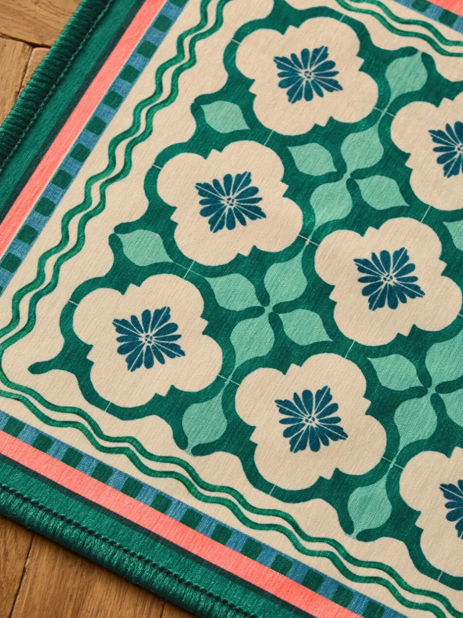 Deurmatten|Vloerkleden En Lopers*Next Washable Bright Tile Doormat
