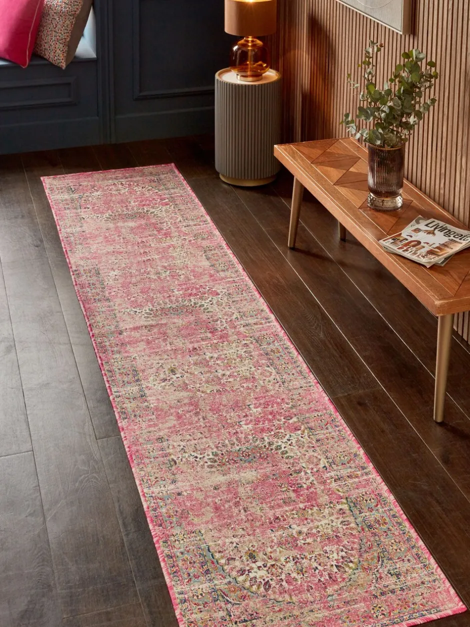 Vloerkleden En Lopers|Vloerkleden En Lopers|Next Washable Emporium Oriental Runner Fuchsia-roze