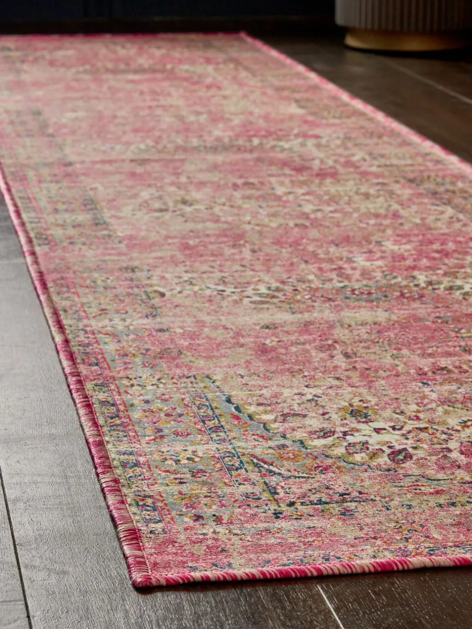 Vloerkleden En Lopers|Vloerkleden En Lopers|Next Washable Emporium Oriental Runner Fuchsia-roze