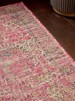 Vloerkleden En Lopers|Vloerkleden En Lopers|Next Washable Emporium Oriental Runner Fuchsia-roze