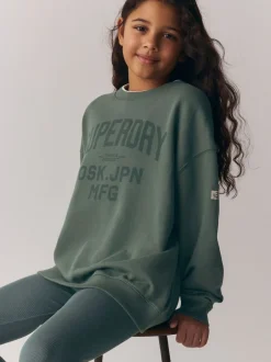 Sweaters En Hoody´S*Superdry - Leggings Set Washed groen