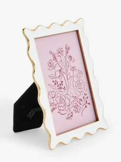 Fotolijsten*Next Wavy Gold Metal and Enamel Photo Frame Wit
