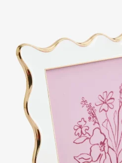 Fotolijsten*Next Wavy Gold Metal and Enamel Photo Frame Wit