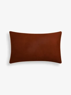 Kussentjes En Plaids|Kussentjes En Plaids|Next Wazig velours gestreept kussen Oranje