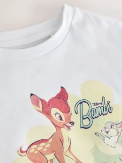 T-Shirts|Next White Bambi - Oversized T-shirt met print (3-16 jr)